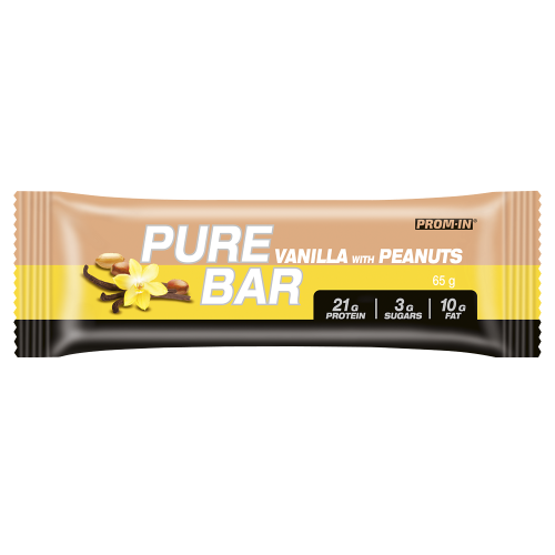 Pure Bar proteínová tyčinka s vanilkovou príchuťou a s arašidmi 65g